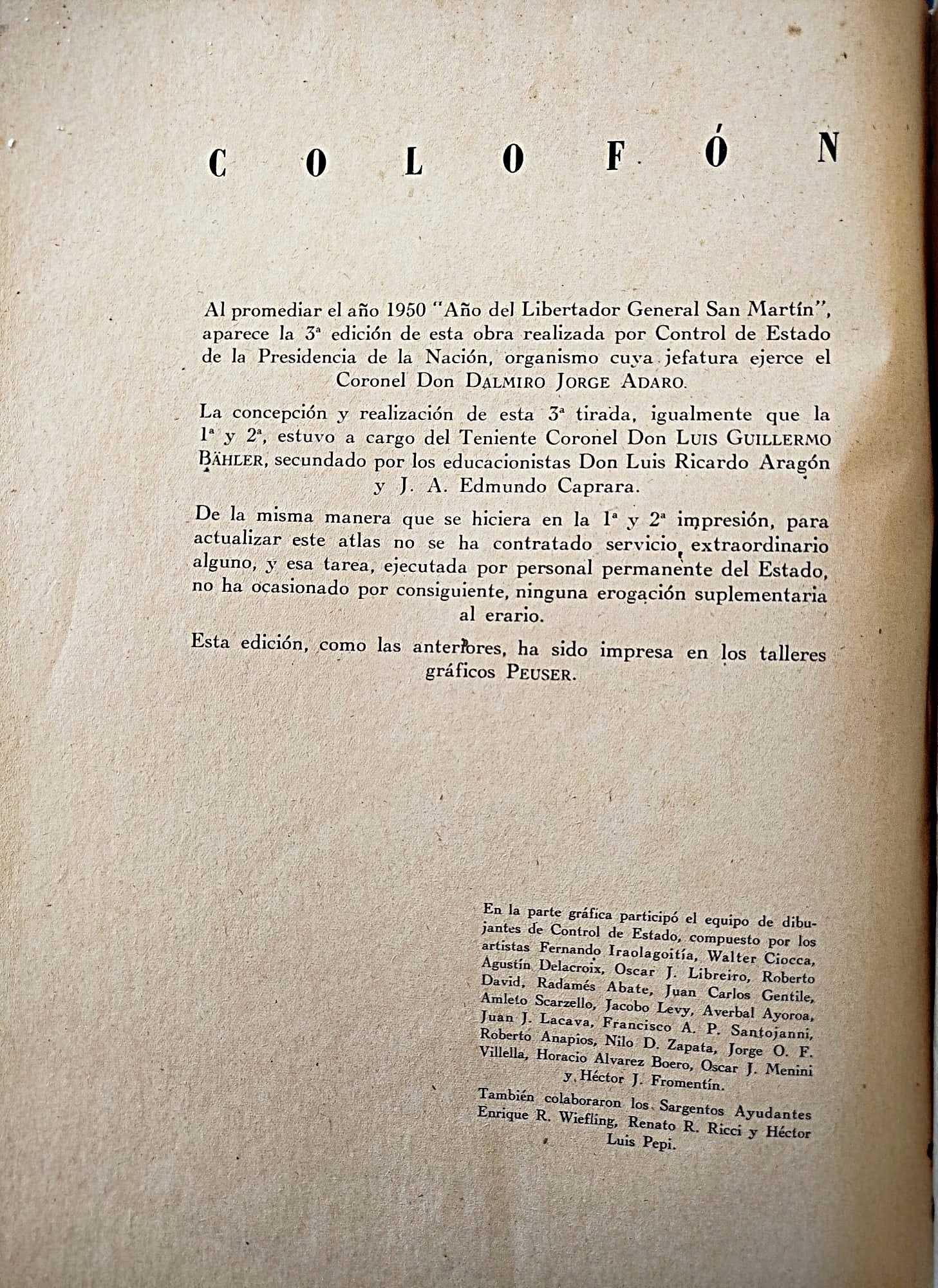 Livro - LA NACION ARGENTINA LIBERTADOR GENERAL SAN MARTIN 1950