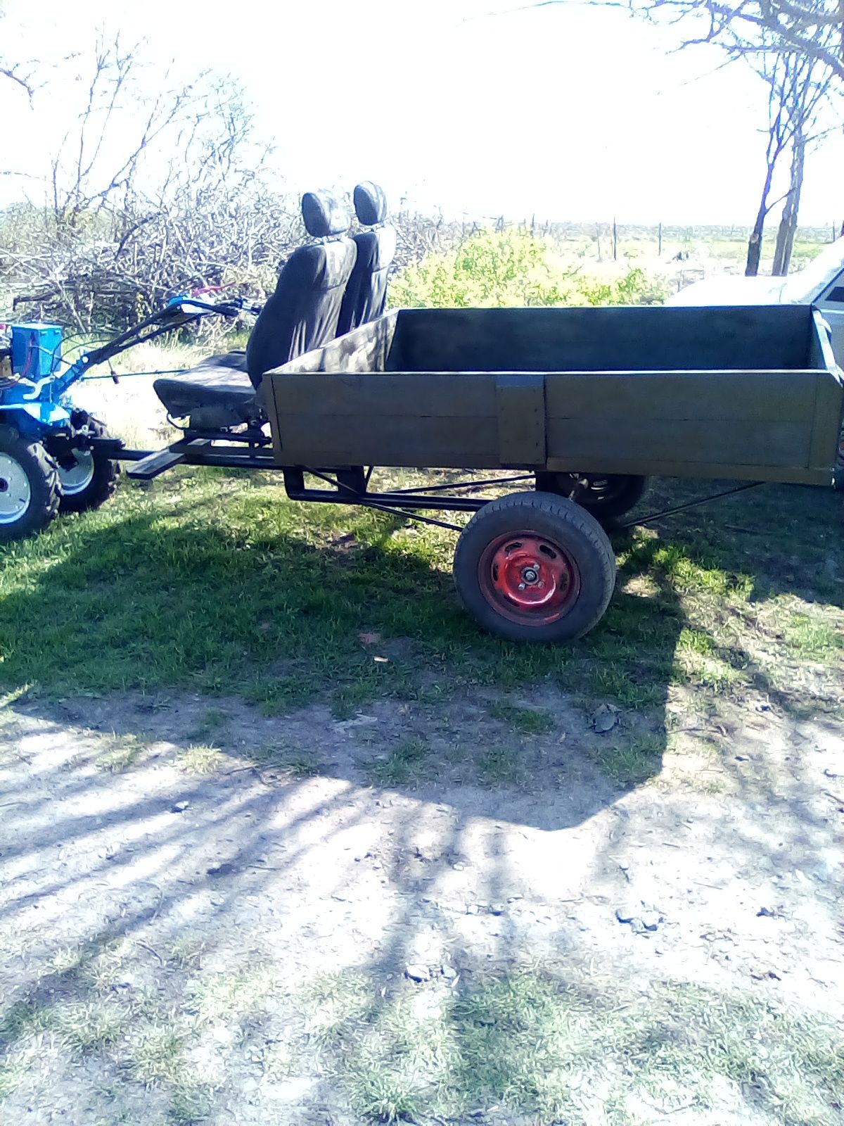 Прицеп до мотоблока під замовлення