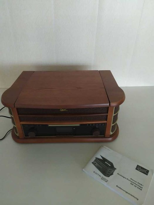 Gramofon Dual NR 50 Radio cyfrowe DAB+ FM CD MP3 USB KASETA AUX-in