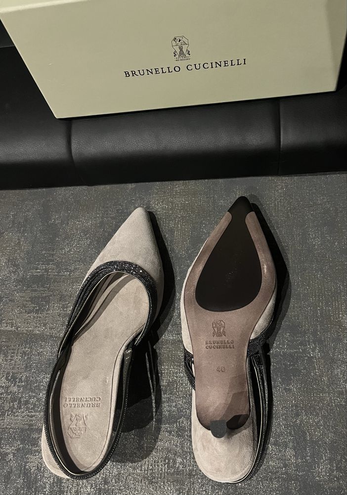 Слингбеки,туфлі Brunello Cucinelli
