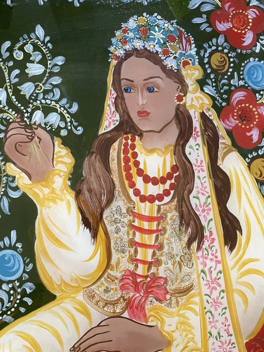 Janina Maślanka obraz na szkle