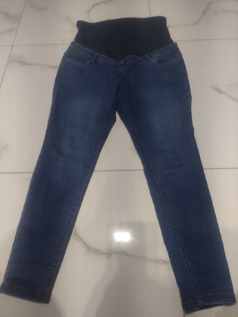 Spodnie ciążowe jeansowe L
