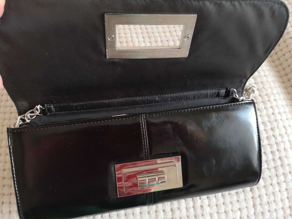 Жіноча  чорна  святкова маленька сумочка