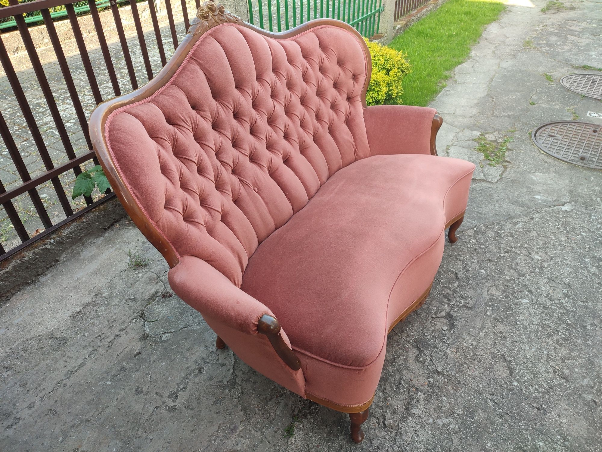 Sofa 2-osobowa styl Ludwik