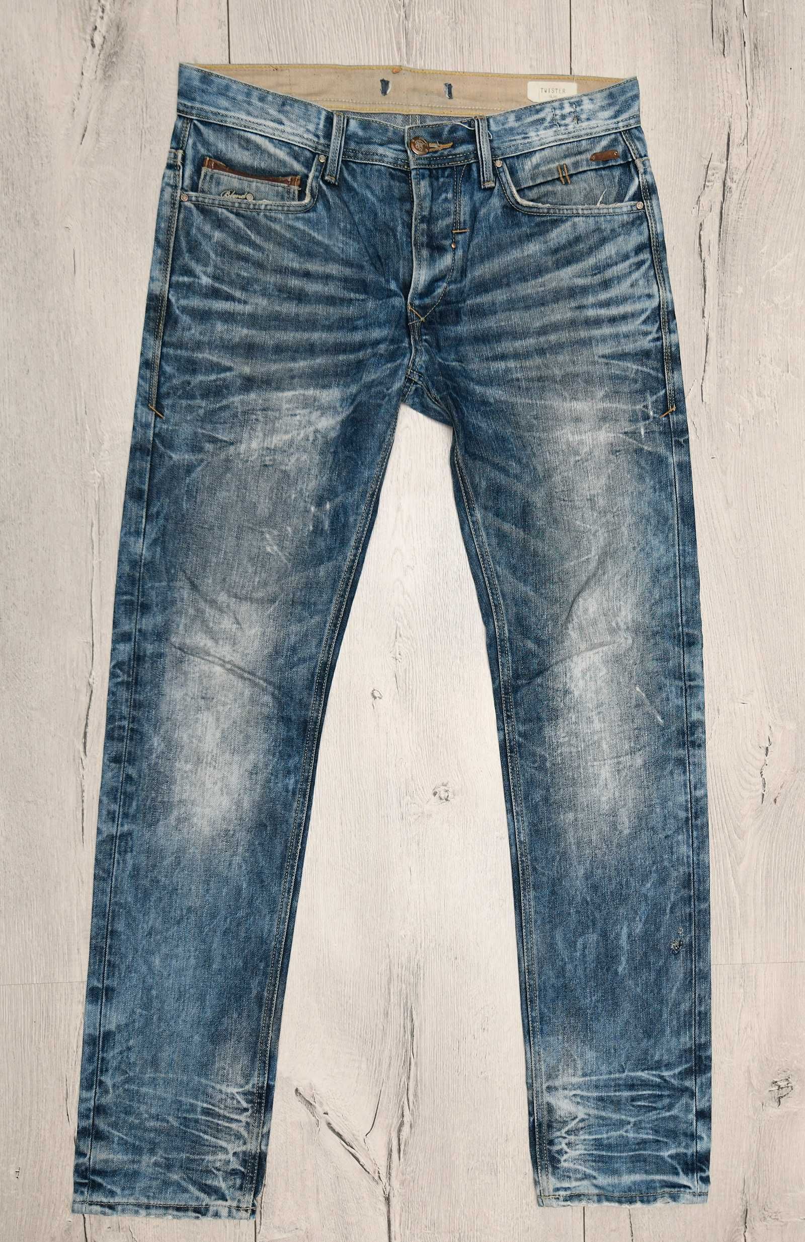Spodnie jeansowe marki BLEND Twister Slim vintage r.32/34