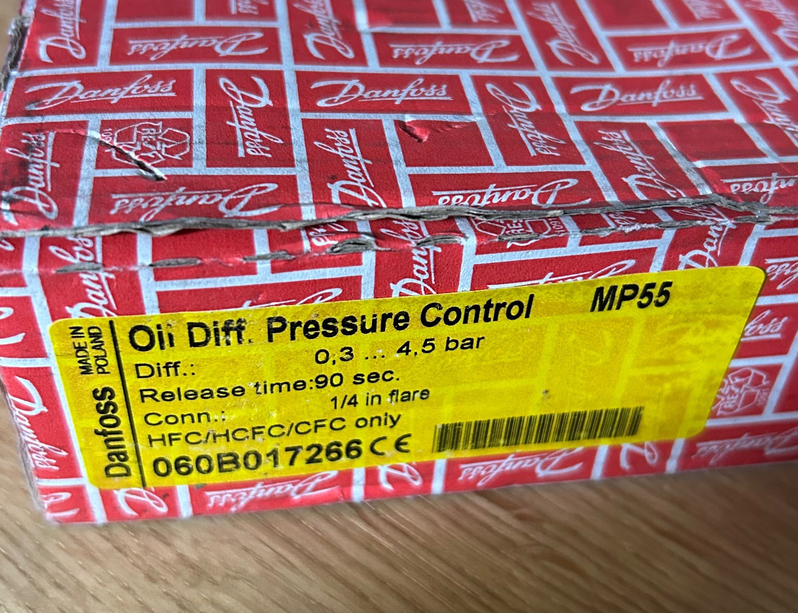 Presostat olejowy Danfoss MP55. Nowy!