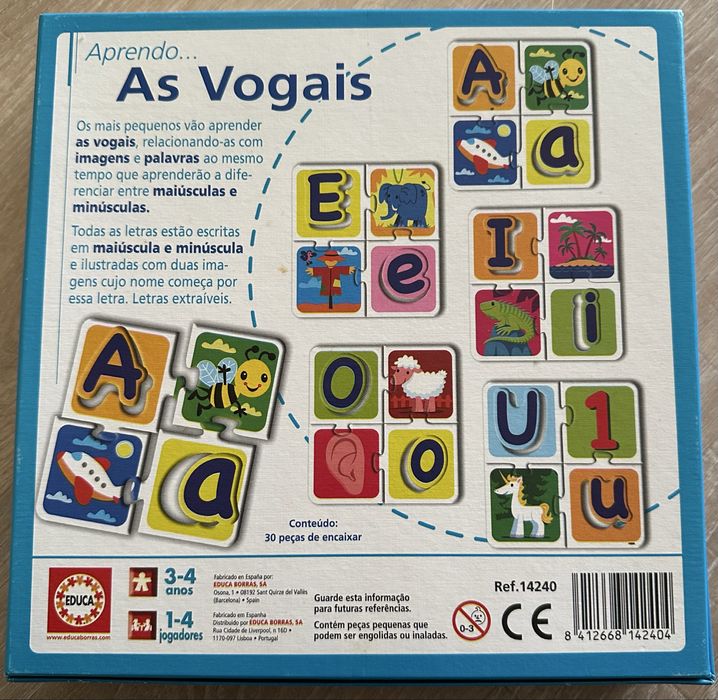 Jogo “Aprendo... As Vogais”