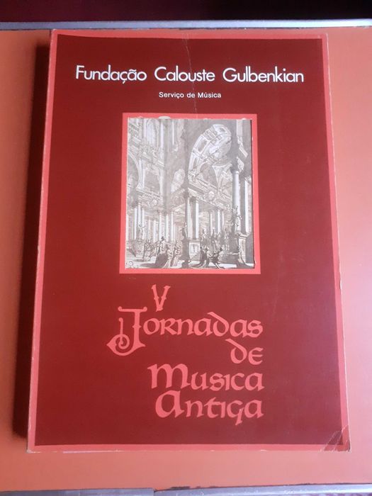 V Jornadas de Musica Antiga  Fundação Calouste Gulbenkian