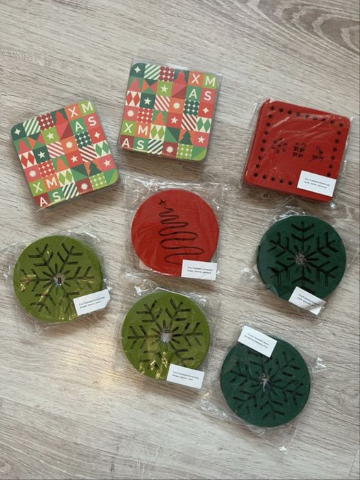 Podkładki pod kubki święta boże narodzenie