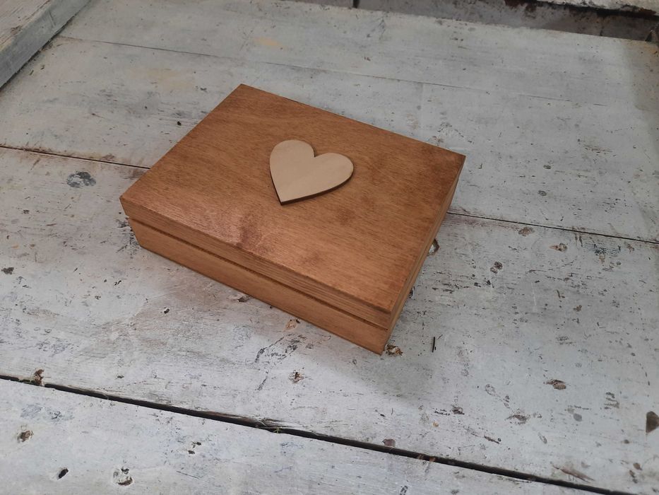 Pudełko na koperty, pudełko na obrączki, personalizowane