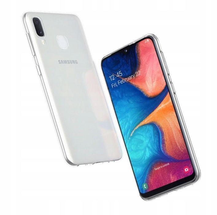 Etui Silikonowe Ultra Slim 0,5Mm Samsung Galaxy A20E Transparentne