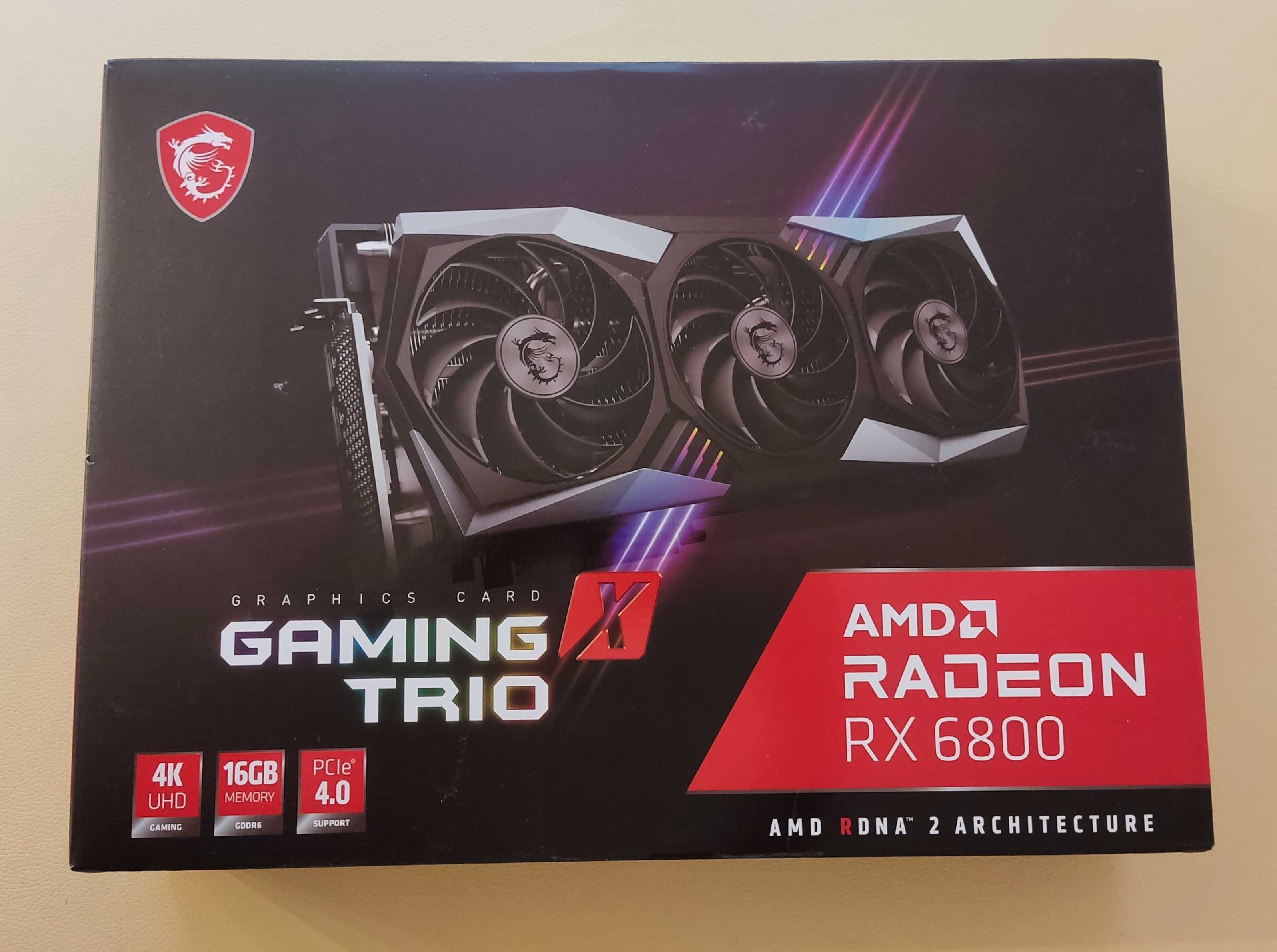 Radeon RX 6800 GAMING X TRIO 16G MSI - Okazja!