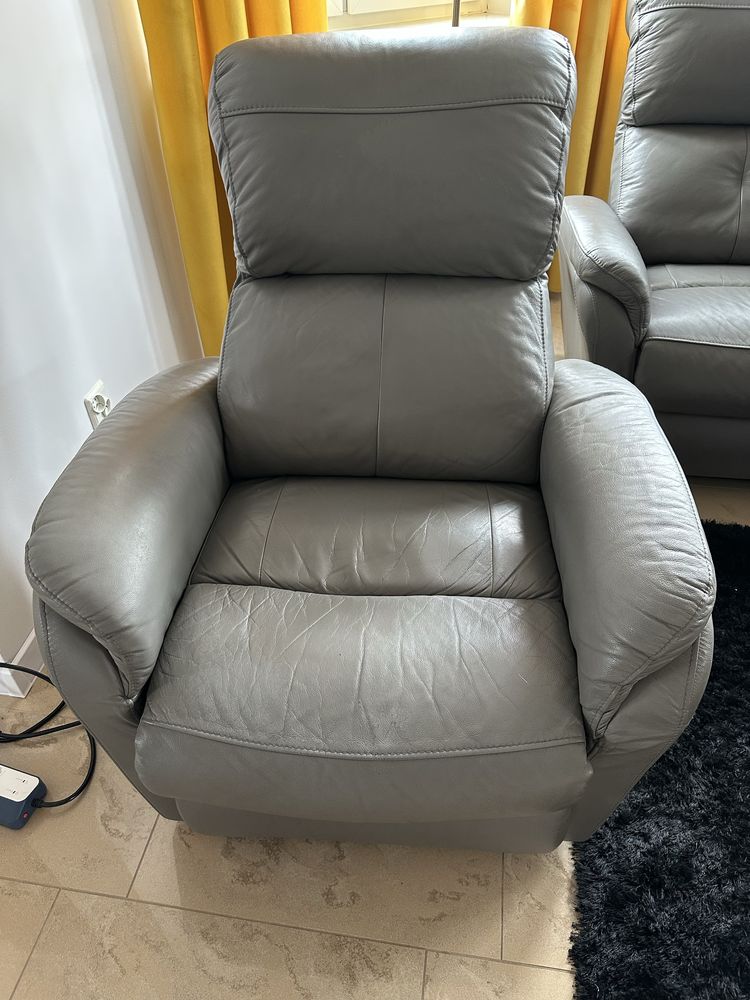 Sofa i 2 fotele skora