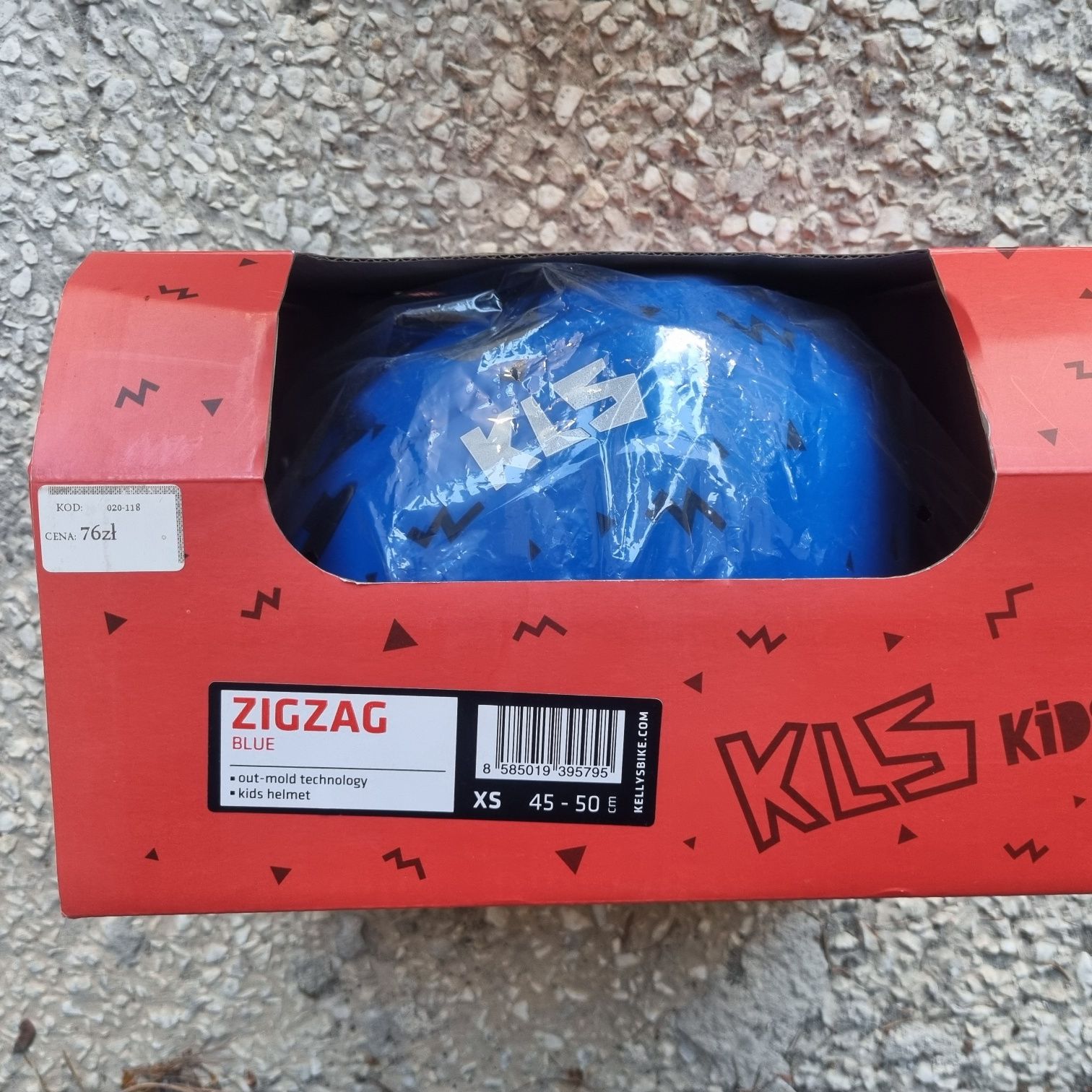 Kask rowerowy dziecięcy Kellys Zigzag rozmiar XS