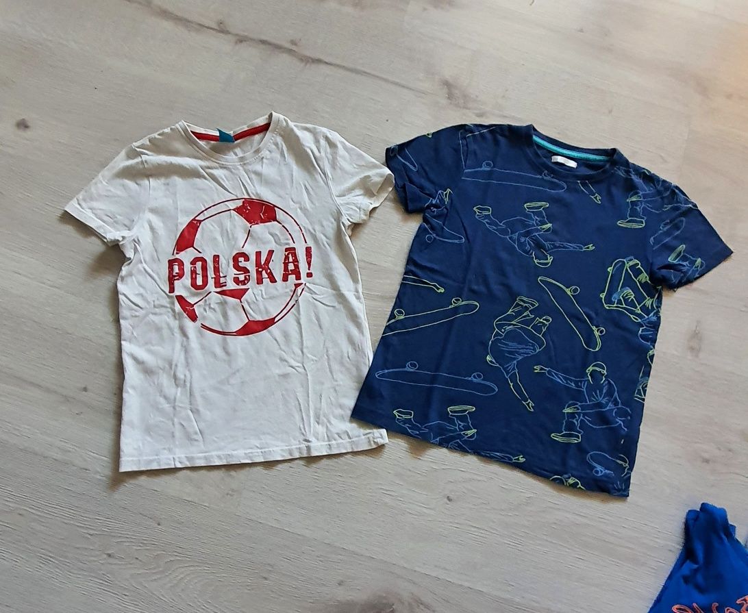 Zestaw T-shirt dla chłopca rozm 128 134