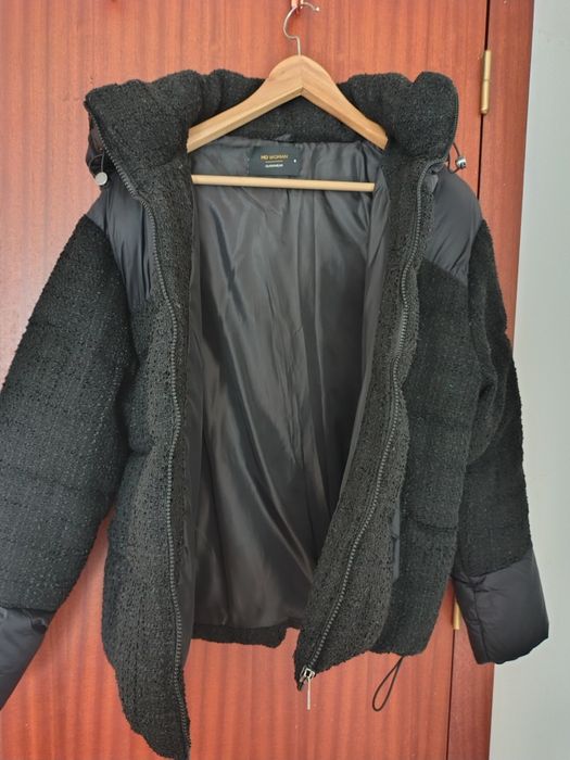 Blusão preto muito quente ,ajustável com elasticos