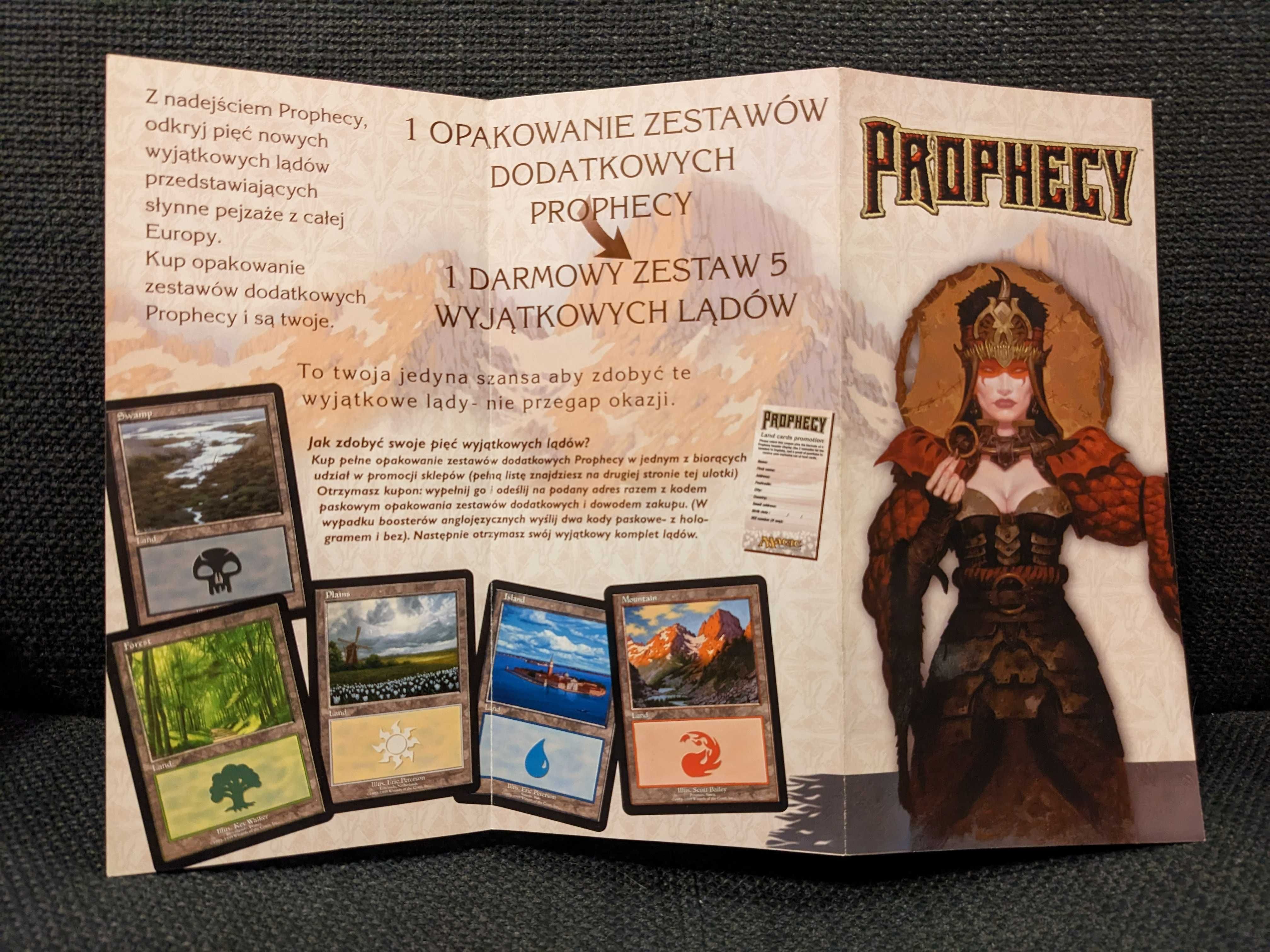 Magic the Gathering: Prophecy - broszura promocyjna z 2000