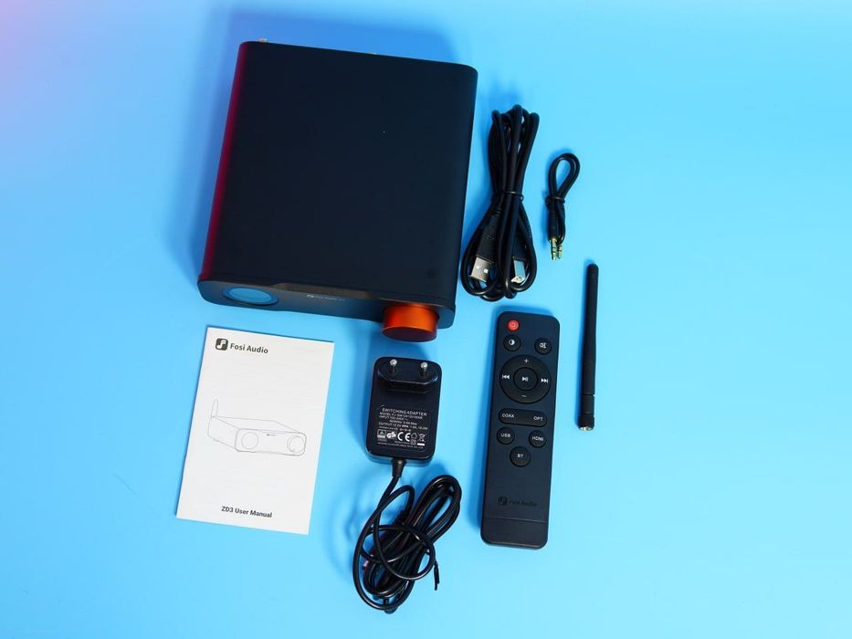 Fosi Audio ZD3 — компактный ЦАП с мощным усилителем для аудиофилов и л