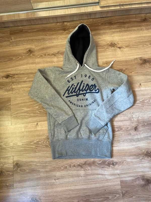 Bluza Tommy Hilfiger boxy Hoodie oversize meska basic logo