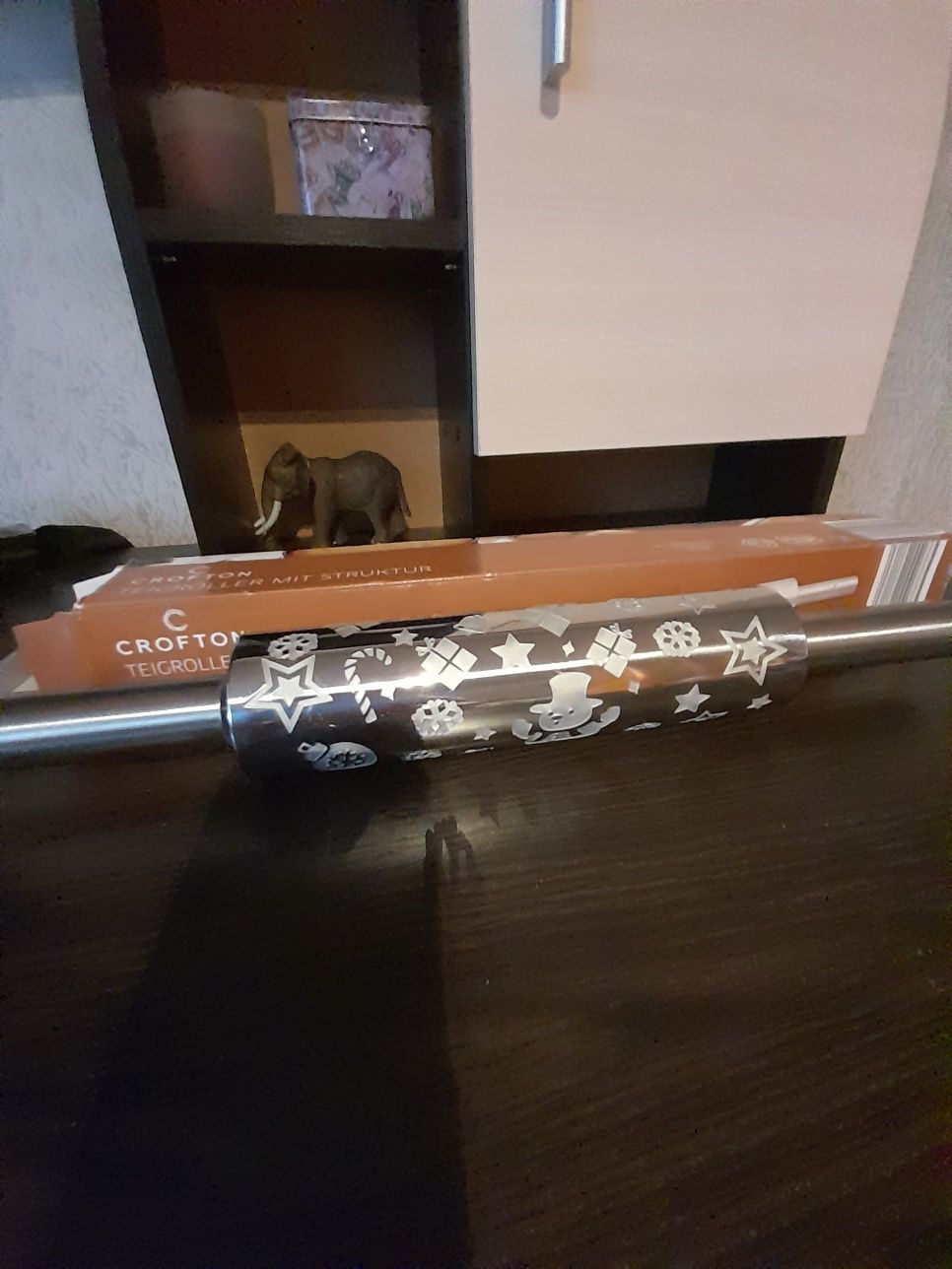 Скалка для печива із нержавійки,структурна