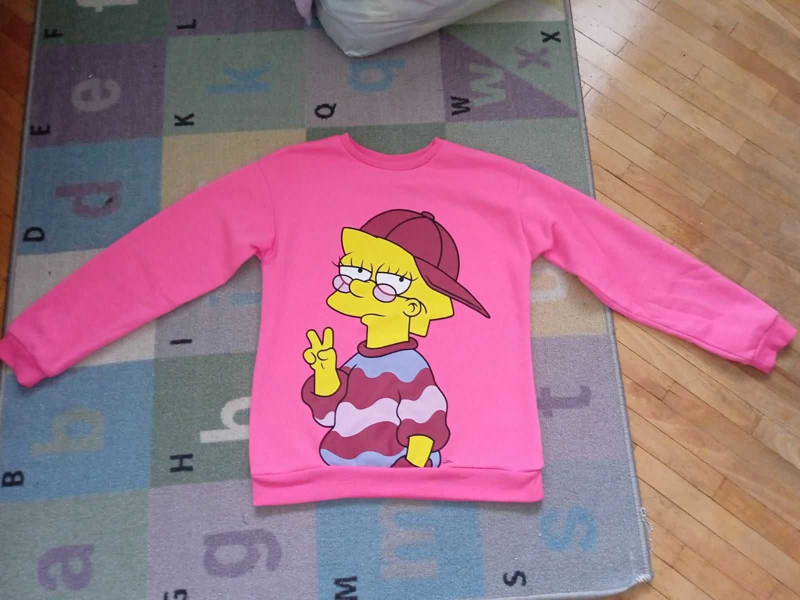 свіітшот сімпсон свитшот кофта пуловер светр реглан 158 см
