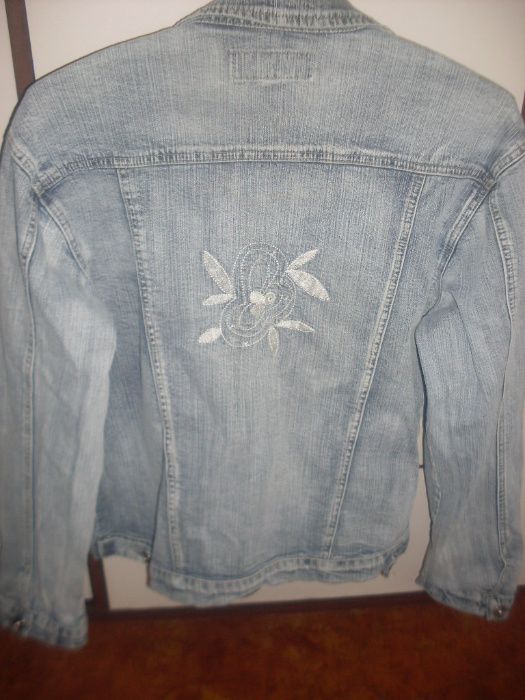 Kurtka jeans, XL, biust 102 cm, f Pink