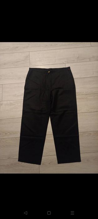 Lniane długie spodnie