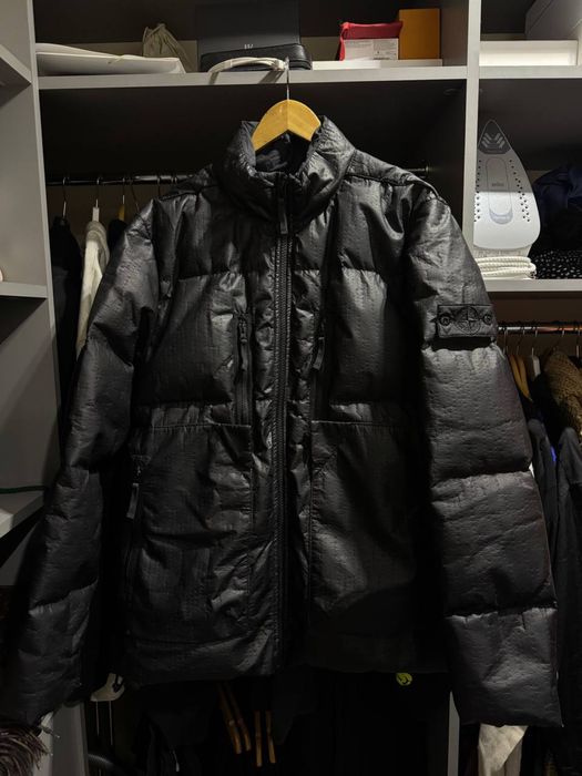 Stone island shadow project пуховик