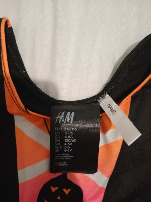 Strój na Halloween, r. 116