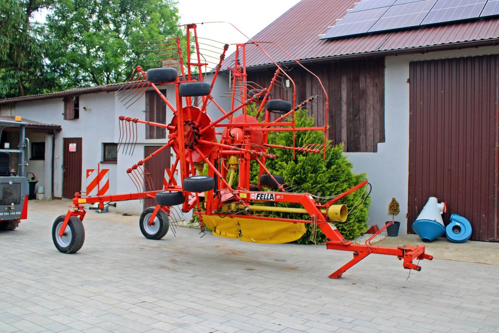 Zgrabiarka 2 karuzelowa FELLA TD 631 nie KRONE claas dwukaruzelowa