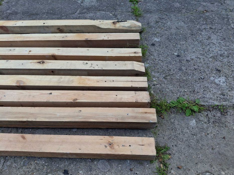 Legary podłogowe, kantówka taras 80x90mm