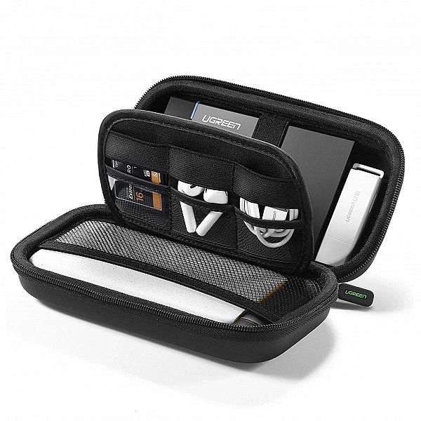 Ugreen etui pudełko na dysk twardy HDD i akcesoria 18 x 9,5 x 5,5 cm c