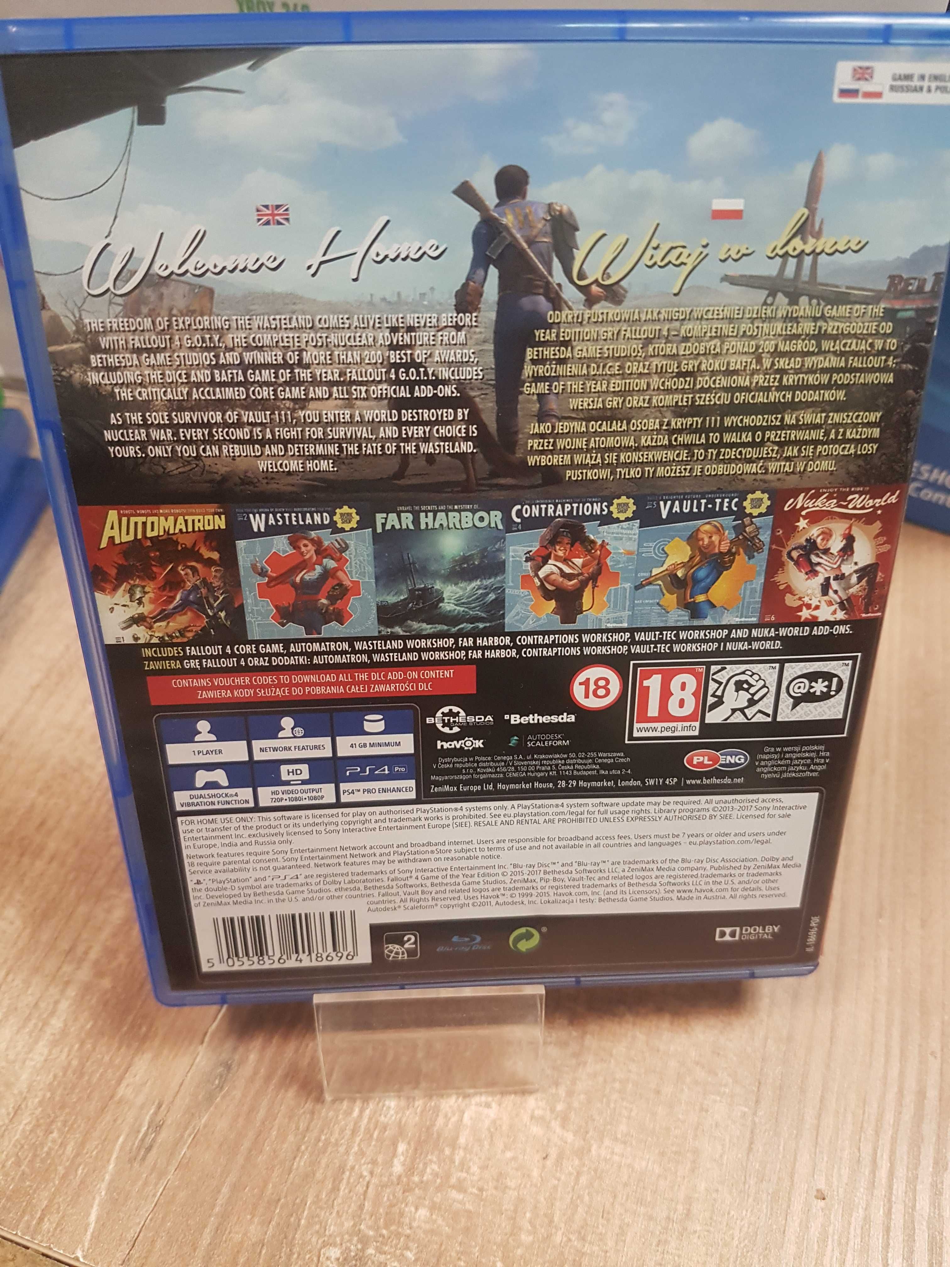 Fallout 4 PS4 goty, Sklep Wysyłka Wymiana
