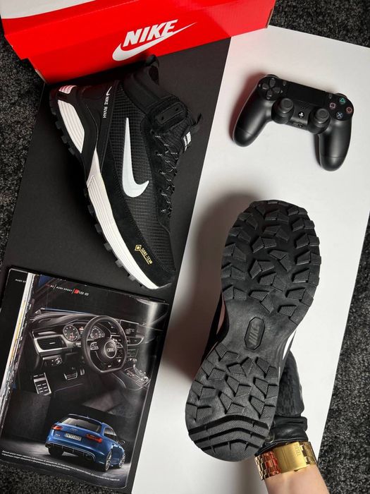 Мужские кроссовки найк Nike Rivah GTX Fur Black White [41-46]