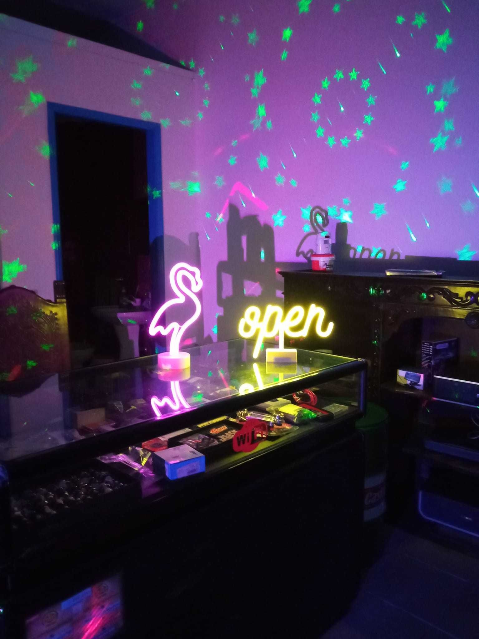 Projetor laser RGB caixa iluminação Led Strobe festas