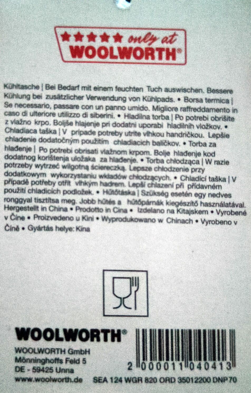 Torba chłodząca, torba podróżna duża zasuwana na zamek