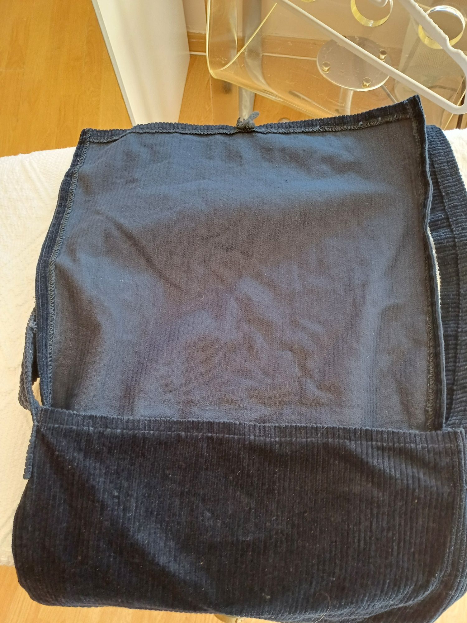 Saco de pano em bombazine