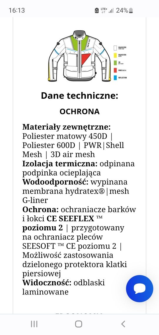 Kurtka męska motocyklowa Rev'it Offract r. XXL moro beżowy