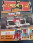 Caderneta cromos Formula 1