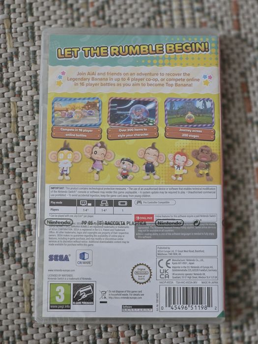 Super Monkey Ball Banana Rumble Nintendo Switch