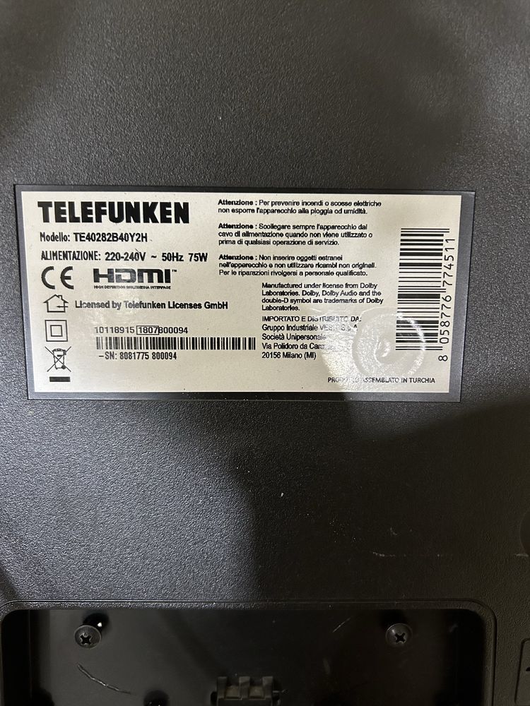 Телвізор Telefunken