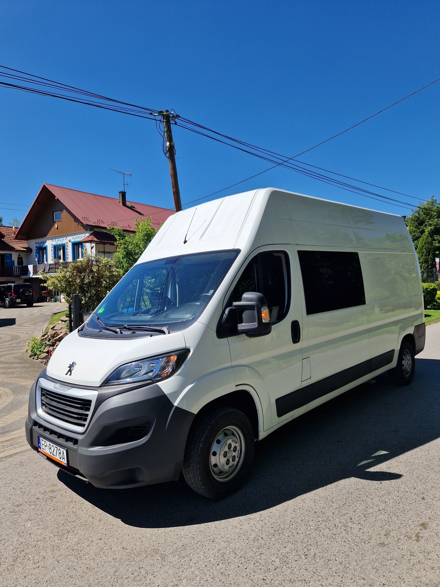 Peugeot Boxer doka brygadówka ducato brygadowy osobowy L3H3 kamper osp