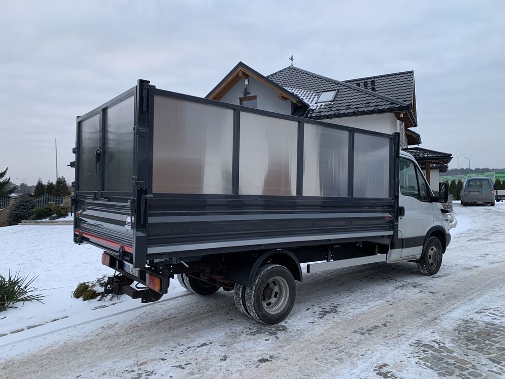 Zabudowa wywrotka kiper wywrot pod zrębkę trawe iveco daily mercedes