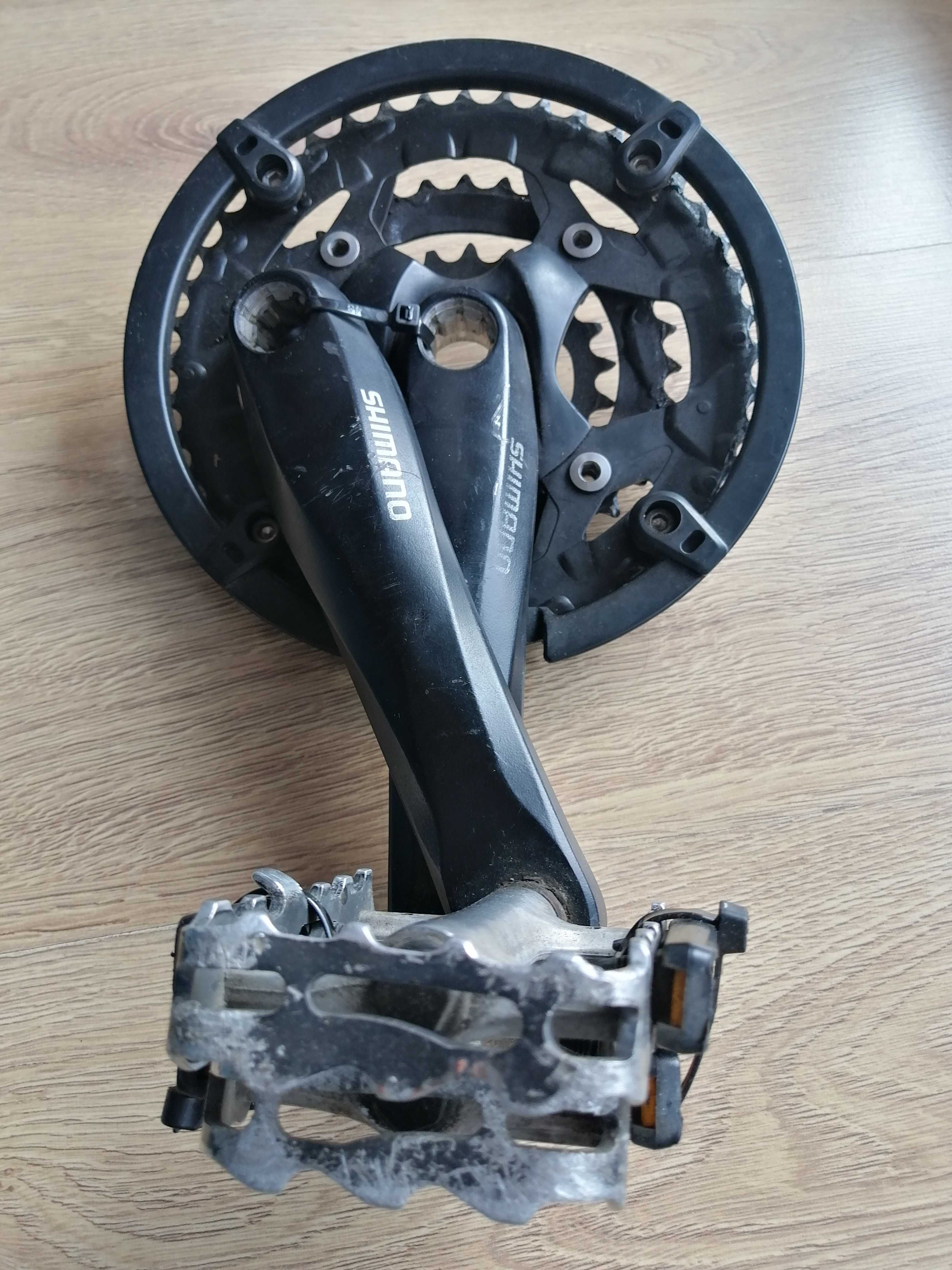 Mechanizm korbowy Shimano FC-M443, 175mm, zęby 22-32-44