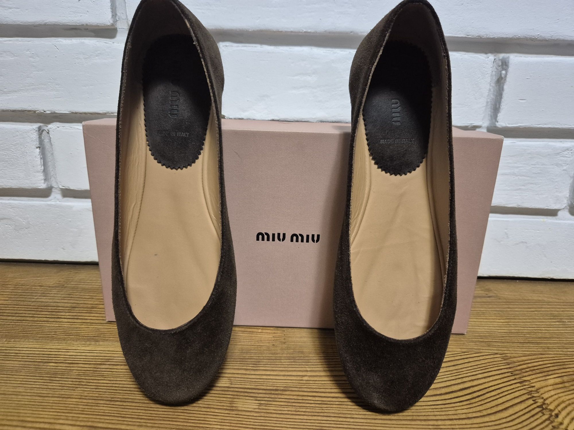 Балетки женские  MIU MIU