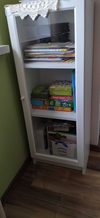 Regał z drzwiczkami szklanymi Billy/Oxberg IKEA