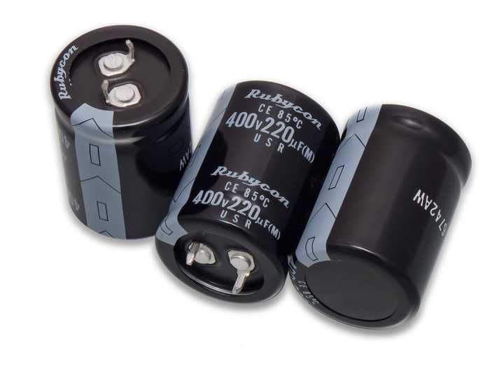 Конденсатор Nichicon Nippon Elna Rubycon 400V 220uF USR 25X35 85*