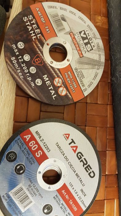 Tarcza do cięcia metalu A60 EXTRA 125x1x22,23 mm KLINGSPOR 37szt