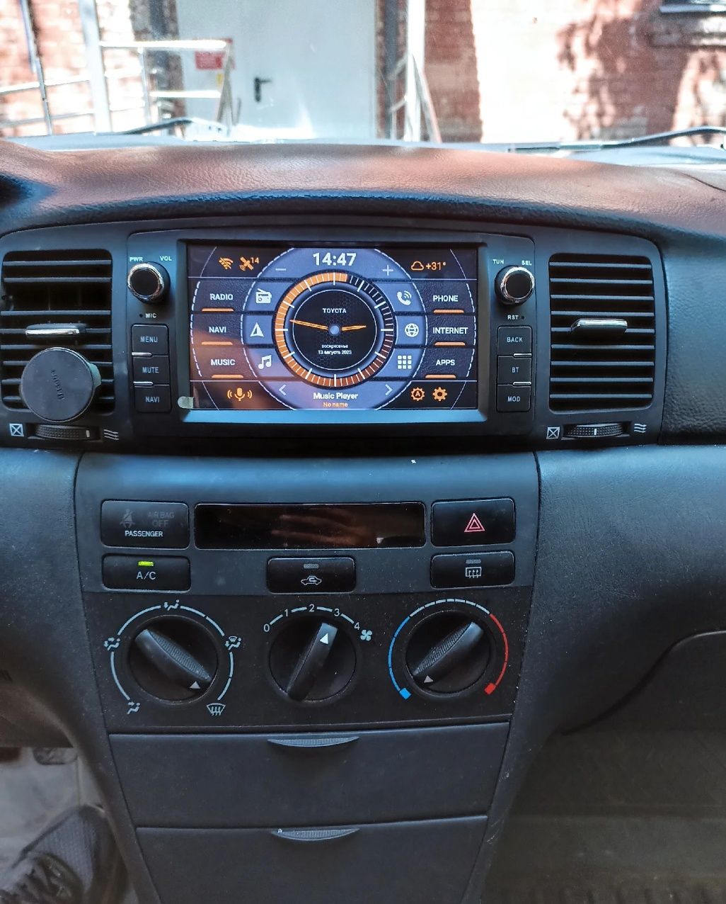 Entregas grátis zona grande Porto Rádio Android 13 Toyota Corolla E120