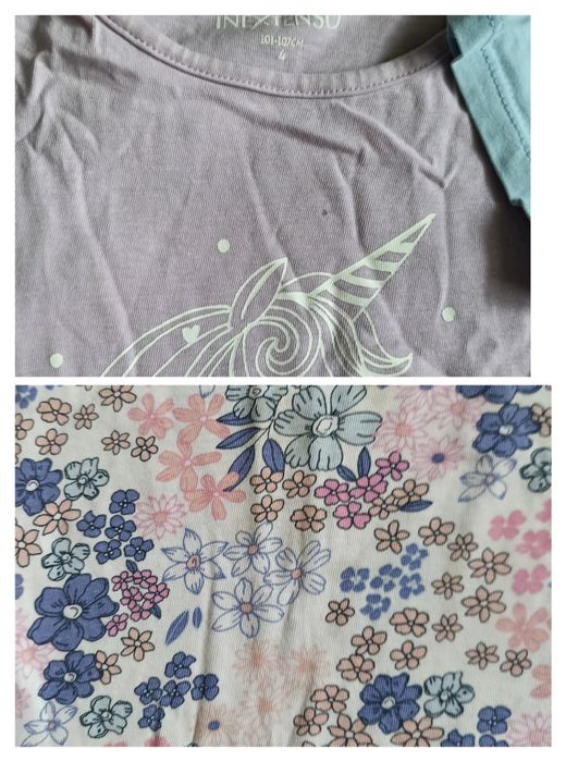 Zestaw szt 98 koszulek t-shirt bluzek krótki rękaw